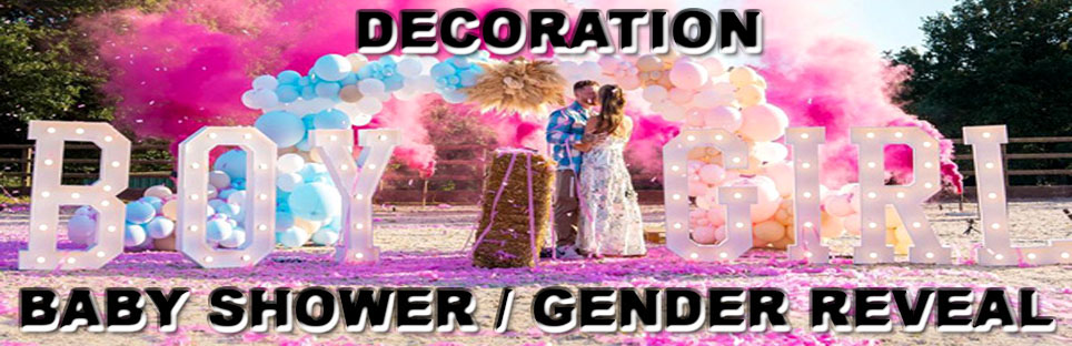 Vous attendez un heureux événement ?
C’est l’occasion rêver d’organiser un moment convivial pendant lequel vos invités 
vont vous gâter et animer la journée avant l’arrivée du bébé.

LA GENDER REVEAL, C'EST QUOI ?

La gender reveal est une fête prénatale qui s’organise généralement a environs 
4 ou 5 mois de grossesse.
Et permet aux futurs parents de révéler le sexe de leur bébé à tous les invités.
La gender reveal s’articule ainsi autour d’un thème couleur
le rose pour une petite fille et le bleu pour un petit garçon.
Ces deux couleurs vont alors s’harmoniser pour créer une ambiance cocooning 
et maintenir le suspens de la révélation du sexe du bébé.
Cette journée souvent charger en émotion est axé sur l'amusement avec des jeux 
pour essayer de deviner le sexe du futur bebe mes également sur la convivialité
autour d'amuse-bouche et de rafraichissement.

LA BABY SHOWER, C'EST QUOI ?

Venue tout droit des USA, la baby shower est également une fête prénatale qui s’organise 
en fin de grossesse et qui permet aux futurs parents de préparer l’arrivée du bébé 
dans une ambiance aussi chic que tendance.
Lors de cette journée la future maman recevra des conseils, des idées et les premiers cadeaux 
de sa liste de naissance.
la décoration de cet évènement et généralement lié au sexe du bebe bleu pour les garçons 
et rose pour les filles mes peut tout à fait être crée celons vos gouts personnels.


FORMULE GENDER REVEAL ---------- 500€ (JUSQUE 15 PERSONNES)
Durée de l'évènement environ 3 heures

- rdv pour la planification de votre évènement
- Installation et Désinstallation de la décoration
- Décoration de la table du buffet
- Buffet sucré : Cupcakes, bonbons, mignardises et gâteaux
- boisons : jus de fruit, coca, eaux gazeuse, eau plate et champagne
- Consommables (assiettes, gobelets, serviettes)
- jeu de pour les invités pour deviner le sexe
- révélation du sexe au choix (fumigènes, ballon à exploser , canon à confetti, ballon volant)  
15€ par personne supplémentaire

******************************************************************

FORMULE BABY SHOWER ---------- 500€ (JUSQUE 15 PERSONNES)
Durée de l'évènement environ 3 heures

- rdv pour la planification de votre évènement
- Installation et Désinstallation de la décoration
- Décoration de la table du buffet
- Buffet sucré : Cupcakes, bonbons, mignardises et gâteaux
- boisons : jus de fruit, coca, eaux gazeuse, eau plate et champagne
- Consommables (assiettes, gobelets, serviettes)
- jeu de pour les invités:
************************** LE PARIS 
(parier sur la date de naissance du bébé, son poids et sa taille)
************************** LA COMPOTE 
(donner à manger une compote à la cuillère à un des invitées les yeux bandés) fous rires garanti
************************** LE CHALANGE 
(changer nettoyer les fesses et changer la couche d’une poupée le plus rapidement possible)
15€ par personne supplémentaire


