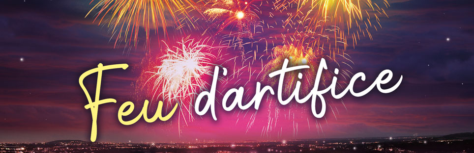 Vous désirez un feu d'artifice pour votre mariage votre anniversaire
ou pour une demande en mariage romantique ?

Nos artificiers s'occupent de l'installation et du tir
pour un moment magique plein de lumière.   

      
FORFAIT BRONZE

- 1 annonce
- 1 tableau terrestre ----------------- (0,30 seconde)
- 3 tableau aérien -------------------- (2,0 minutes)
- 1 bouquet final --------------------- (1,30 minute)
6 séquences de feu environ 4,00 min de tir

TARIF -------- 700€     

*******************************************************************************     
FORFAIT ARGENT

- 1 annonce
- 3 tableaux terrestre --------------- (1,30 min)
- 5 tableaux aérien ------------------ (3,30 min)
- 1 bouquet final -------------------- (2 min)
10 séquences de feu environs 7 min de tir

TARIF -------- 1500€    

*******************************************************************************     
FORFAIT OR

- 1 annonce
- 4 tableaux terrestre -------------- (2,00 min)
- 7 tableaux aérien ----------------- (6,00 min)
- 1 pré bouquet --------------------- (1,00 min)
- 1 bouquet final ------------------- (2,00 min)
16 séquences de feu environs 11 min de tir

TARIF -------- 2000€    

*******************************************************************************     
FORFAIT PLATINE

- 1 annonce
- 6 tableaux terrestre ------------ (3,00 min)
- 10 tableaux aérien -------------- (8 min)
- 1 pré bouquet ------------------- (1,10 min)
- 1 bouquet final ----------------- (2,50 min)
20 séquences de feu environs 15 min de tir

TARIF -------- 2500€    

*******************************************************************************     
OPTION

- Sonorisation du feu ------------- 350 €


